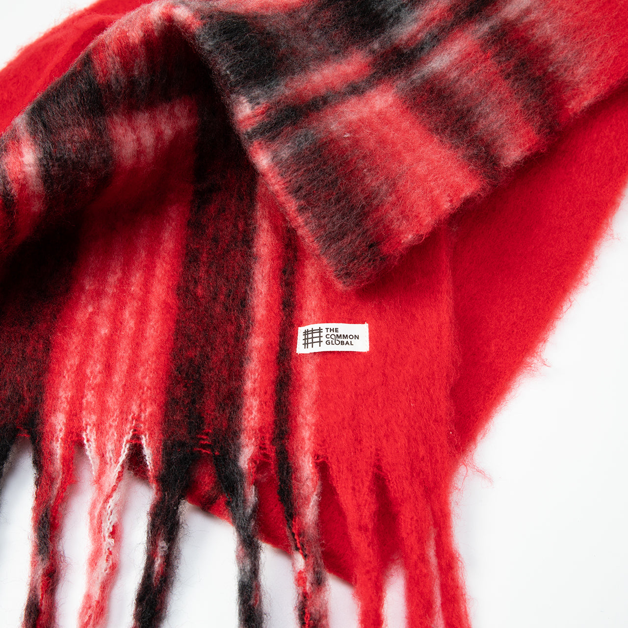 カラーチェックストール