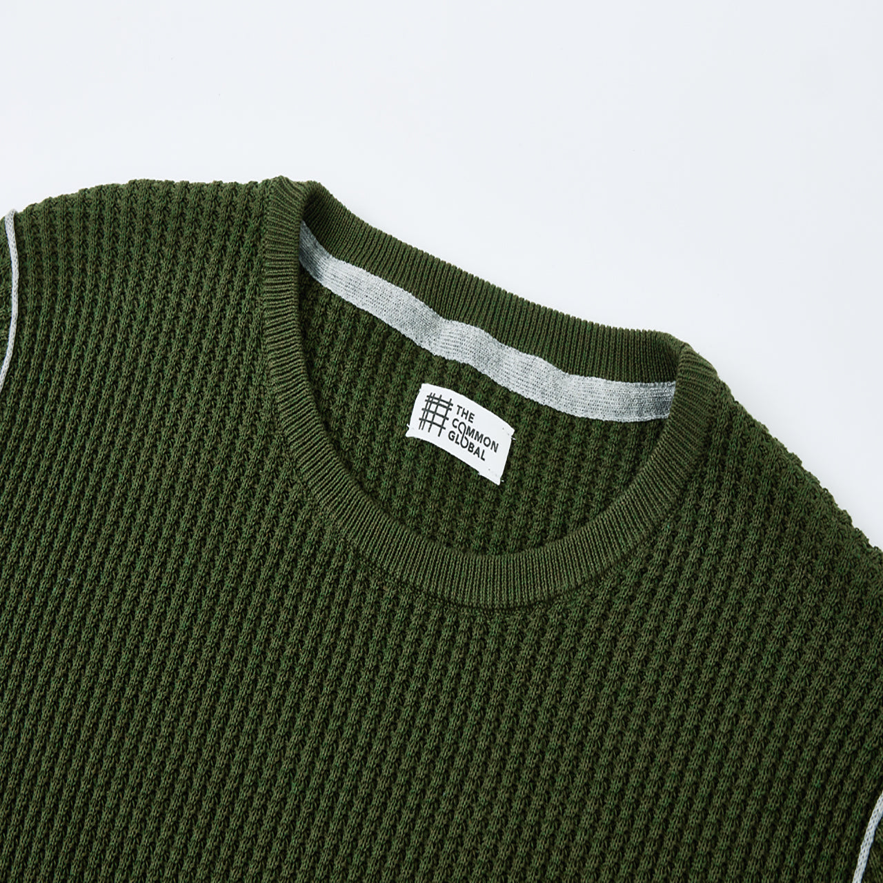 ワッフルロングスリーブ プルオーバー