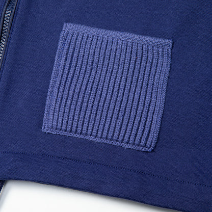 ウィメンズ ニットポケット ジップアップ