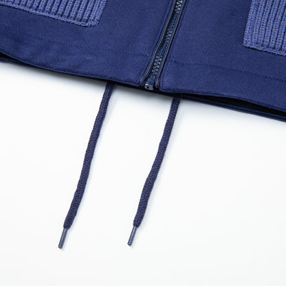 ウィメンズ ニットポケット ジップアップ