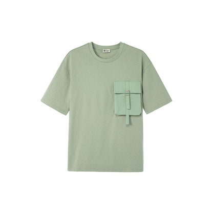 オーバーサイズトラッククルーTシャツ