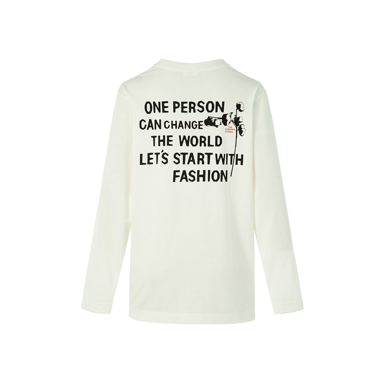 長袖プリントTシャツ