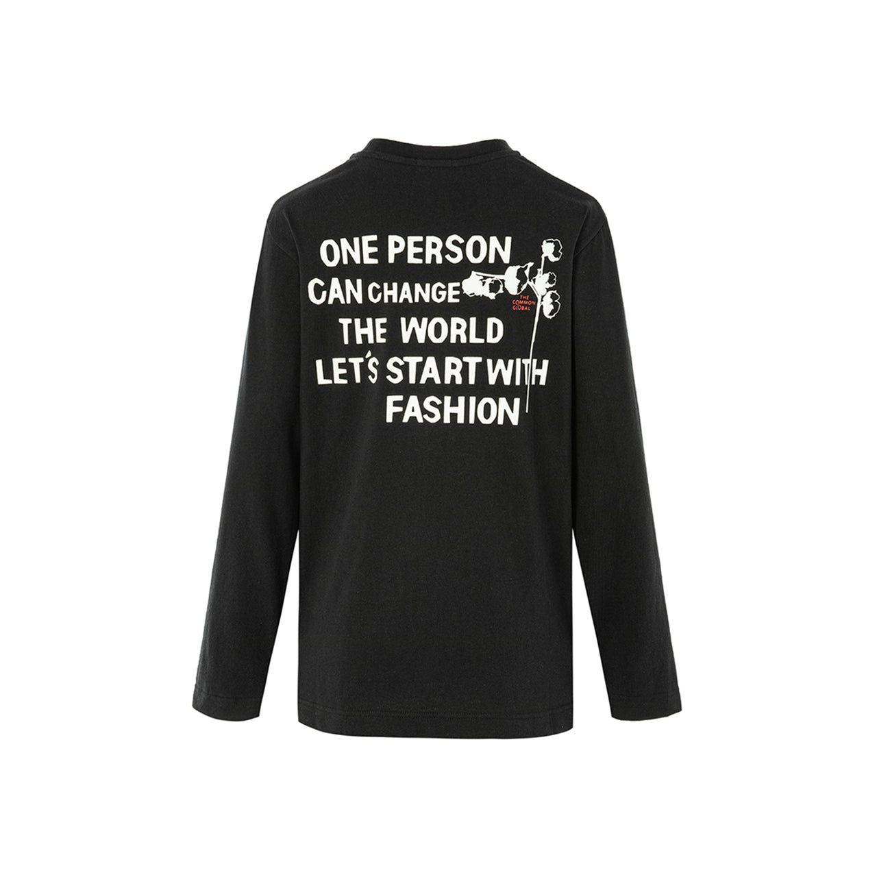 長袖プリントTシャツ