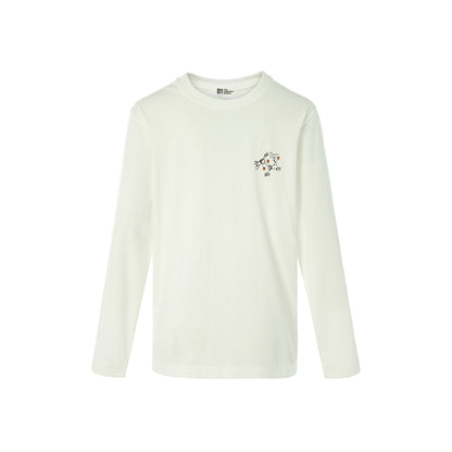 長袖プリントTシャツ