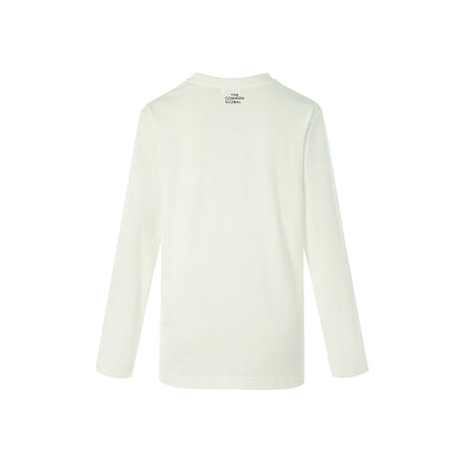 長袖プリントTシャツ