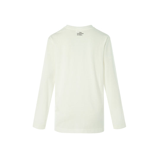 長袖プリントTシャツ