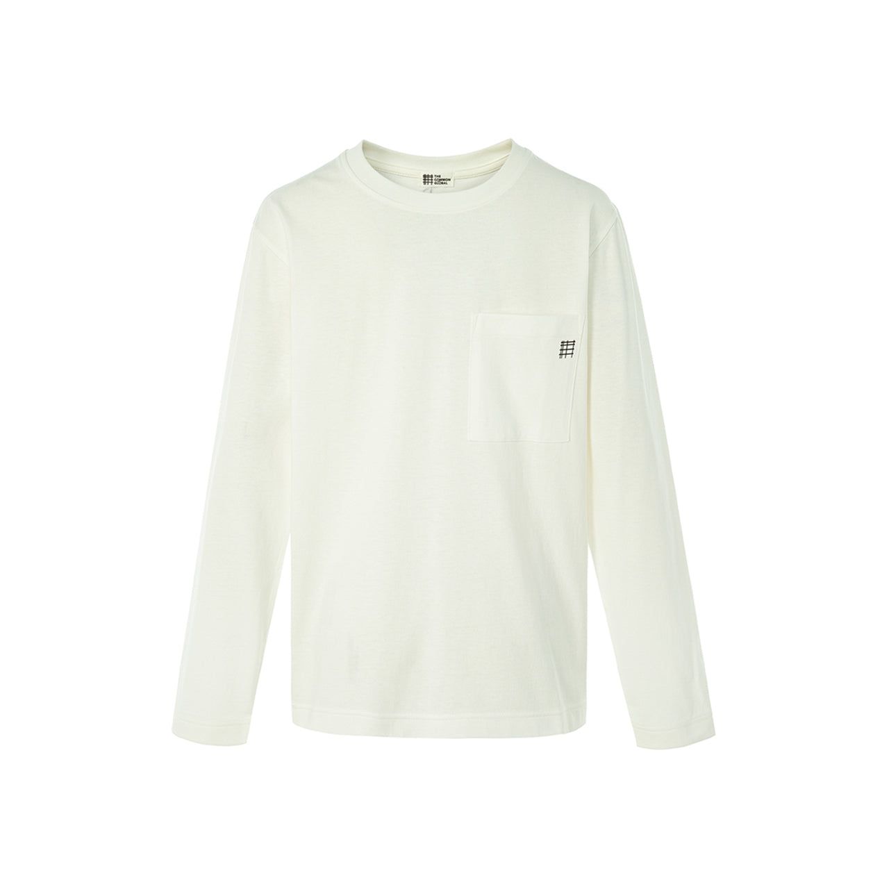 長袖ポケット付きTシャツ