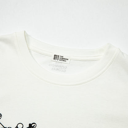 長袖プリントTシャツ