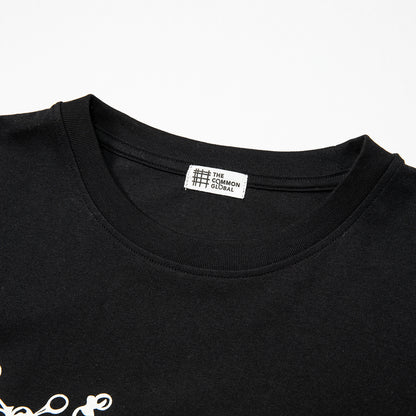 長袖プリントTシャツ