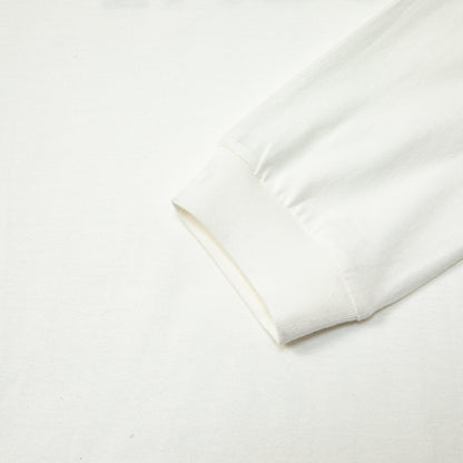 長袖ロゴプリントTシャツ