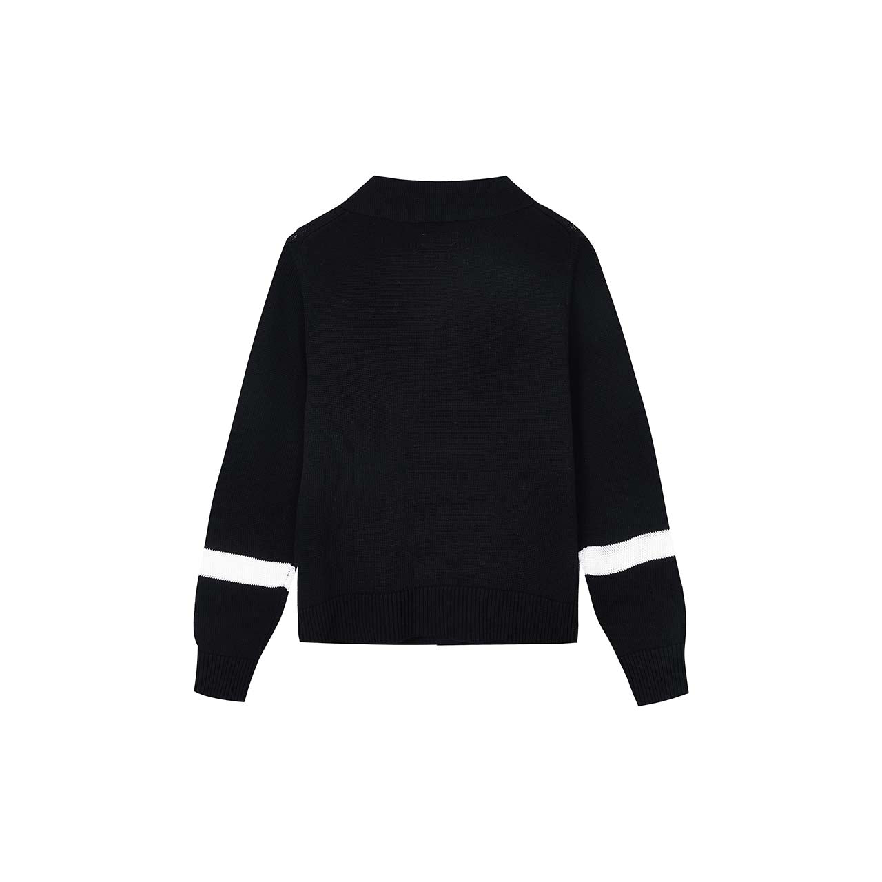 テープジャカードトリム スカーフカーディガン