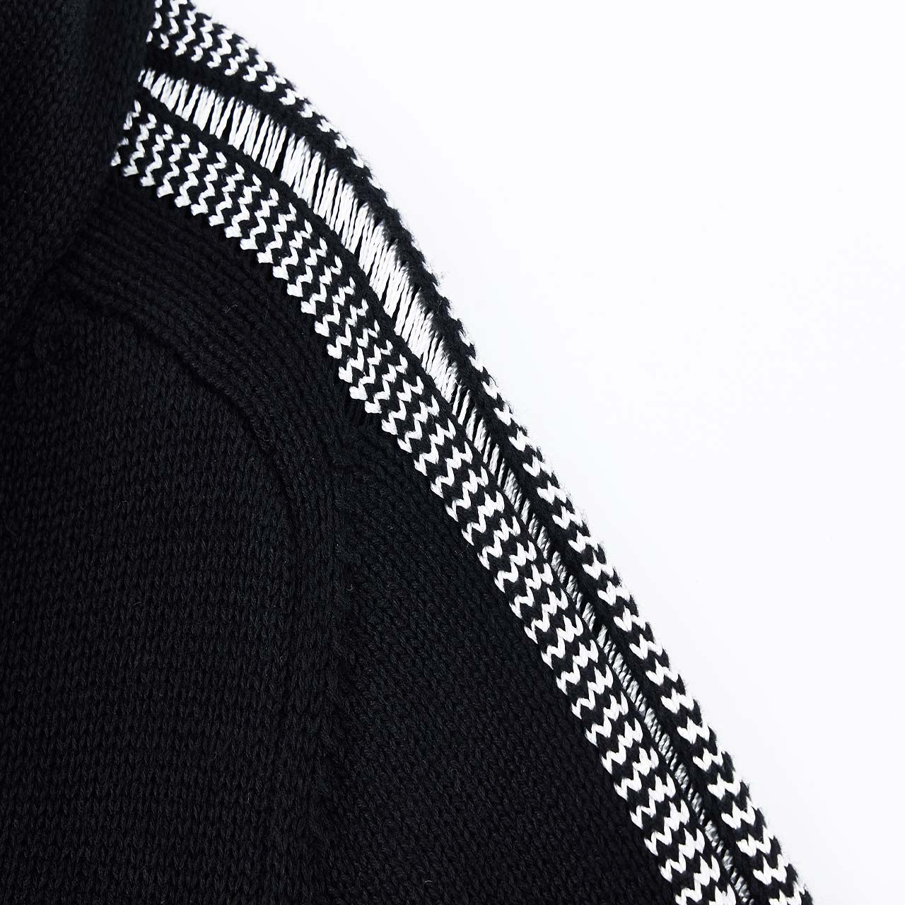 テープジャカードトリム スカーフカーディガン