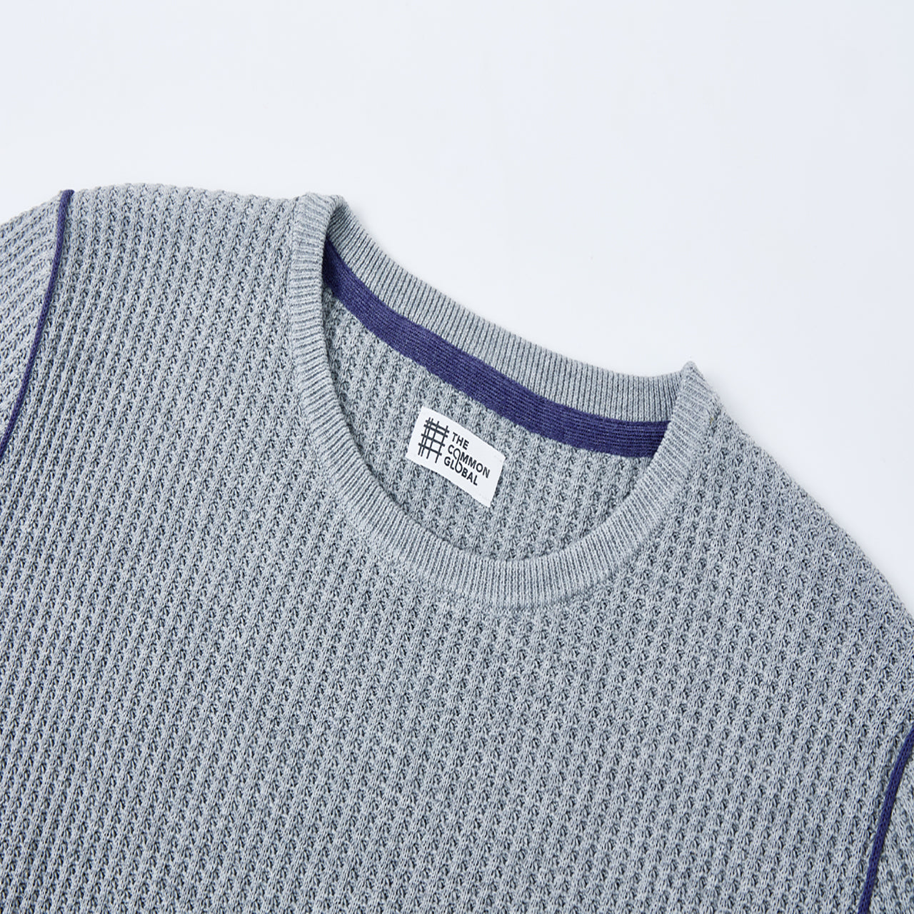 ワッフルロングスリーブ プルオーバー