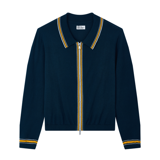 ティップドジップアップ カーディガン