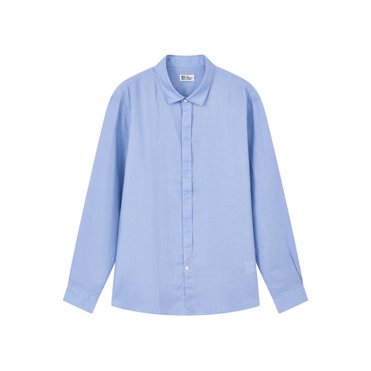 リネンシャツ（ブルー）