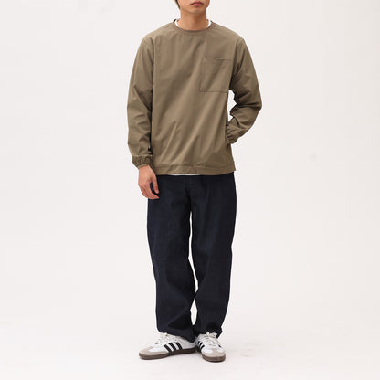 リサイクルナイロン ストレッチ クルーシャツ