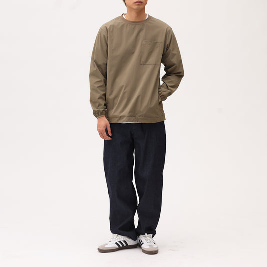 リサイクルナイロン ストレッチ クルーシャツ