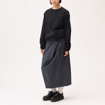 リサイクルナイロン ストレッチ クルーシャツ