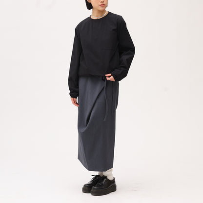 リサイクルナイロン ストレッチ クルーシャツ