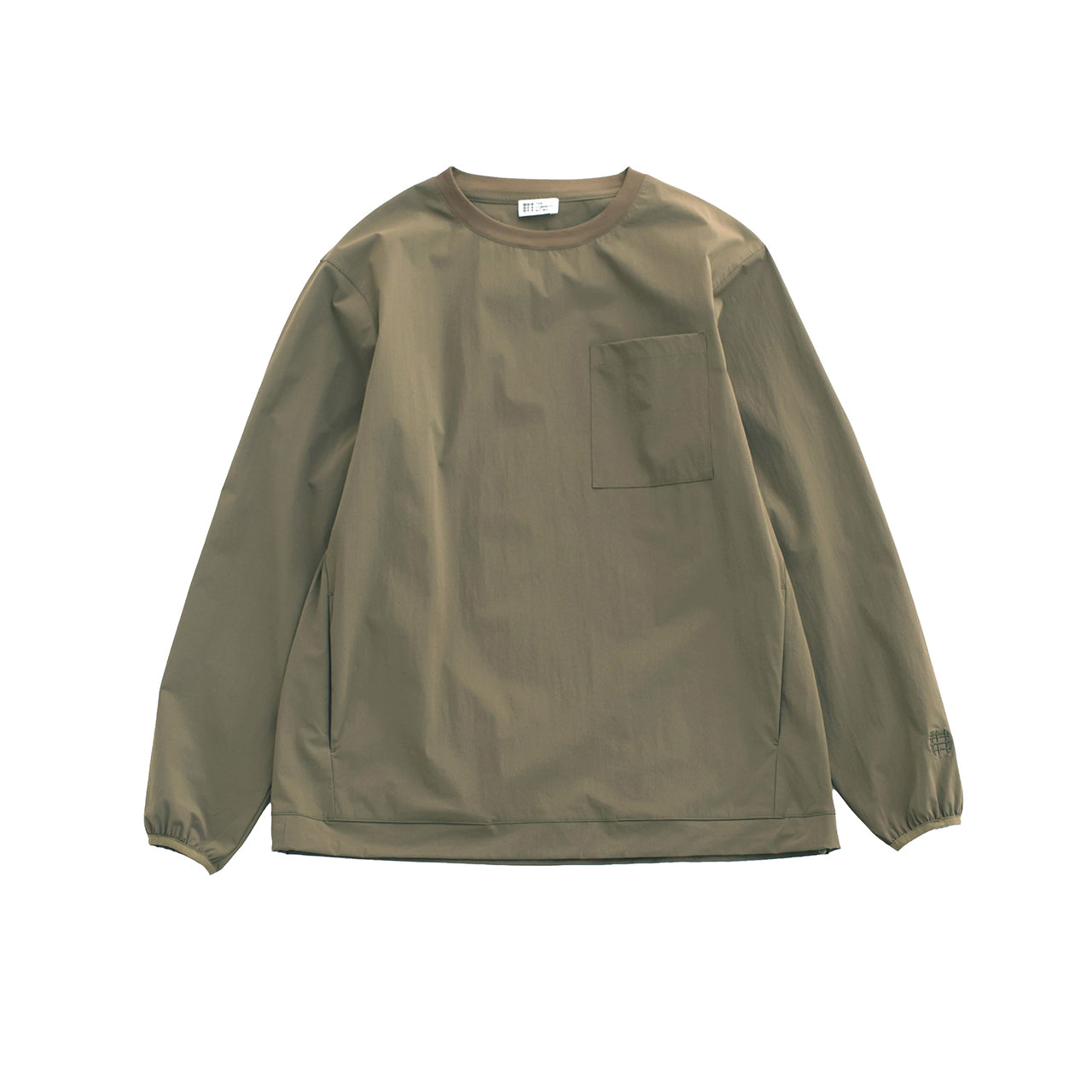 リサイクルナイロン ストレッチ クルーシャツ