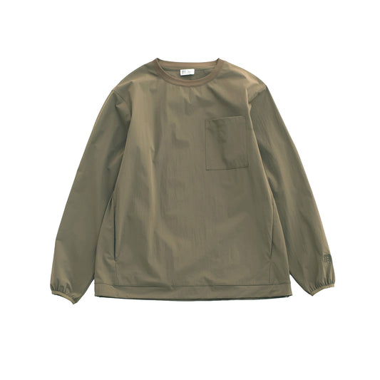 リサイクルナイロン ストレッチ クルーシャツ